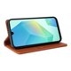 thumbnail image 4 of Funda Billetera de Cuero para Samsung Galaxy A17 con Tarjetero y Soporte - Tapa Magnética Marrón, 4 of 6