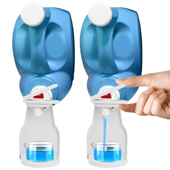 Dispensador de detergente para ropa EBQOSK Pack de 2 unidades, blanco