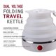 thumbnail image 2 of Hervidor eléctrico plegable T-Magitic de viaje, 600 ml, 700 W, color blanco, 2 of 7