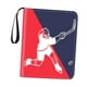 thumbnail image 3 of Álbum De Almacenamiento Para Coleccionistas, 3 Anillas, Protectores Para Tarjeteros, álbumes Para Tarjetas De Juego, Rojo Y Azul, 3 of 3