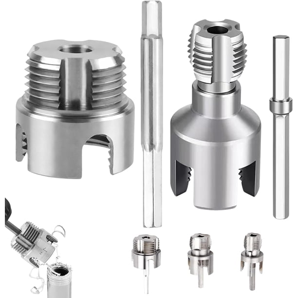 Terraja tubos 4 en 1 para 1/2" 3/4" 1" PVC integrado interior exterior