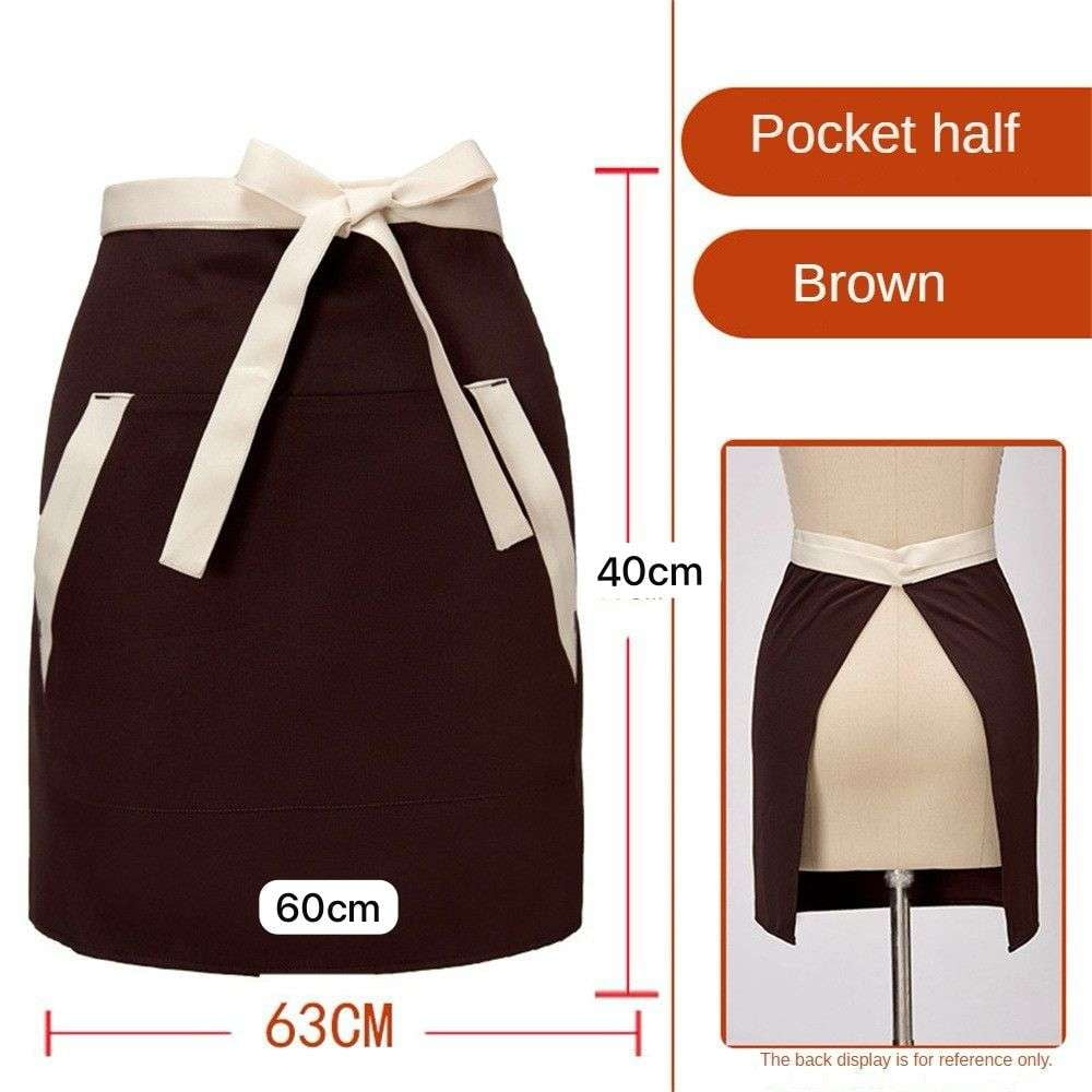 Oem - Mandil Delantal Corto Cocina Chef Mesero Pintor Bicolor