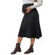 thumbnail image 4 of INSPIRE CHIC Falda de Suéter de Maternidad para Mujeres Sobre el Vientre Tejido Midi Embarazo Faldas Plisadas Pequeña Negra, 4 of 6