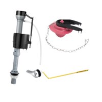 Bothyi - Juego De Válvulas De Llenado De Inodoro, Válvula De Entrada De Agua Para Tanques De Inodoro, Repuesto De Cocina, Color Rojo T4213