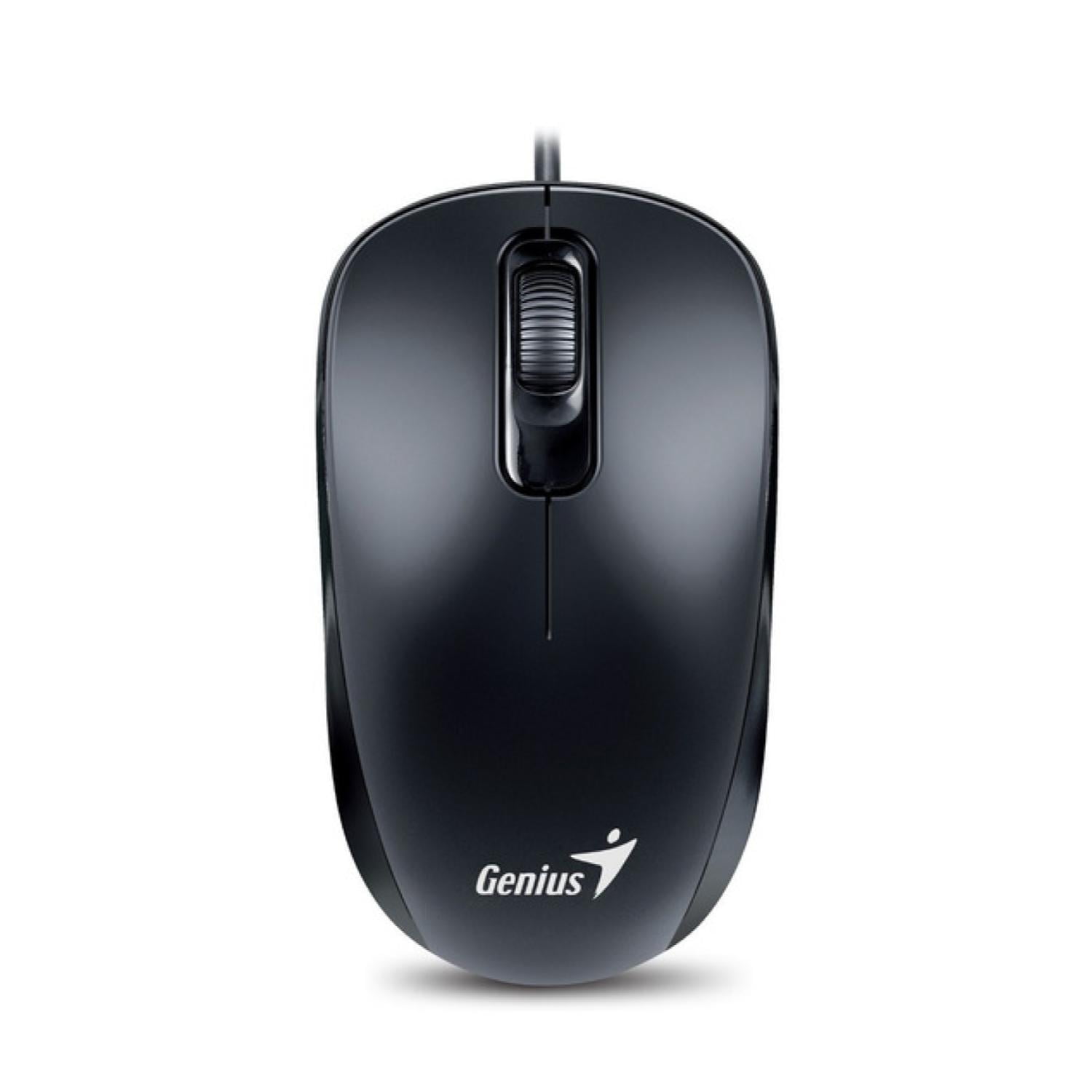 Genius - Mouse Alambrico 3 Botones 1000dpi Dx-110 Negro