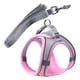 thumbnail image 3 of Arnés para perros, chaleco reflectante ajustable sin estrangulamiento para mascotas con accesorios de correa, entrenamiento de control suave para , Rosa XXS, 3 of 5