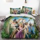 thumbnail image 1 of Cartoon Princess Theme 3 Piece Duvet Cover Bedding Set with 1 Duvet Cover + 2 Pillow Cases, 1 of 5