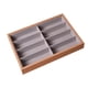thumbnail image 3 of Almacenamiento de Gafas, 8 Compartimentos, Soporte de Madera para Gafas, Caja de Almacenamiento para Gafas de Sol, Organizador de Relojes de Joyería C Sin tapa de palisandro, 3 of 5