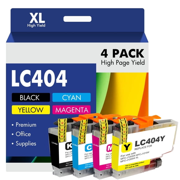 Cartuchos De Tinta Y Tóner H party Lc404xl Para Brother 404xl