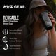 thumbnail image 5 of Vaso de fiesta Wyld Gear 454 ml negro con tapa, 5 of 9