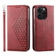 thumbnail image 1 of Funda Flip FOXDOCK para iPhone 15 Pro , Estilo Billetera con Diseño Rombo, Correa de Mano y Soporte, Uso Diario, 1 of 6
