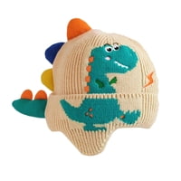 Bothyi - Lindo Gorro De Punto Con Orejas De Dinosaurio Gorro De Esquí Para Niños Pequeños Niños Niñas A
