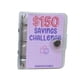 thumbnail image 5 of Carpeta de ahorro de PVC, organizador de dinero, billetera de 3,9x3,5 pulgadas con sobres para efectivo, portátil para mejorar sus hábitos de ahorro, 150, 5 of 5
