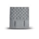 thumbnail image 1 of Respaldo Brescia Tela Gris 1 Plaza, 1 of 2