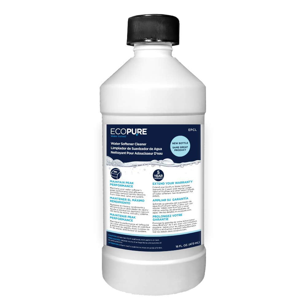 Ecopure - Limpiador Descalcificador De Agua Epcl 473 Ml (paquete De 1)
