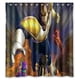thumbnail image 1 of Cortina de ducha de Dragon Ball Z, juego de cortina de baño con ganchos, tamaño 60 x 72 pulgadas, 1 of 3