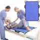 thumbnail image 1 of Almohadilla de cama ZHEEYI 122x102 cm con asas reforzadas azul, 1 of 6