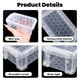 thumbnail image 4 of Caja de plástico transparente testyu 11 × 6 × 4 cm, pack de 12, apilable, 4 of 6