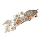 thumbnail image 4 of Elegante perla de cristal broches pinza de pelo horquilla mujeres blanco, 4 of 5