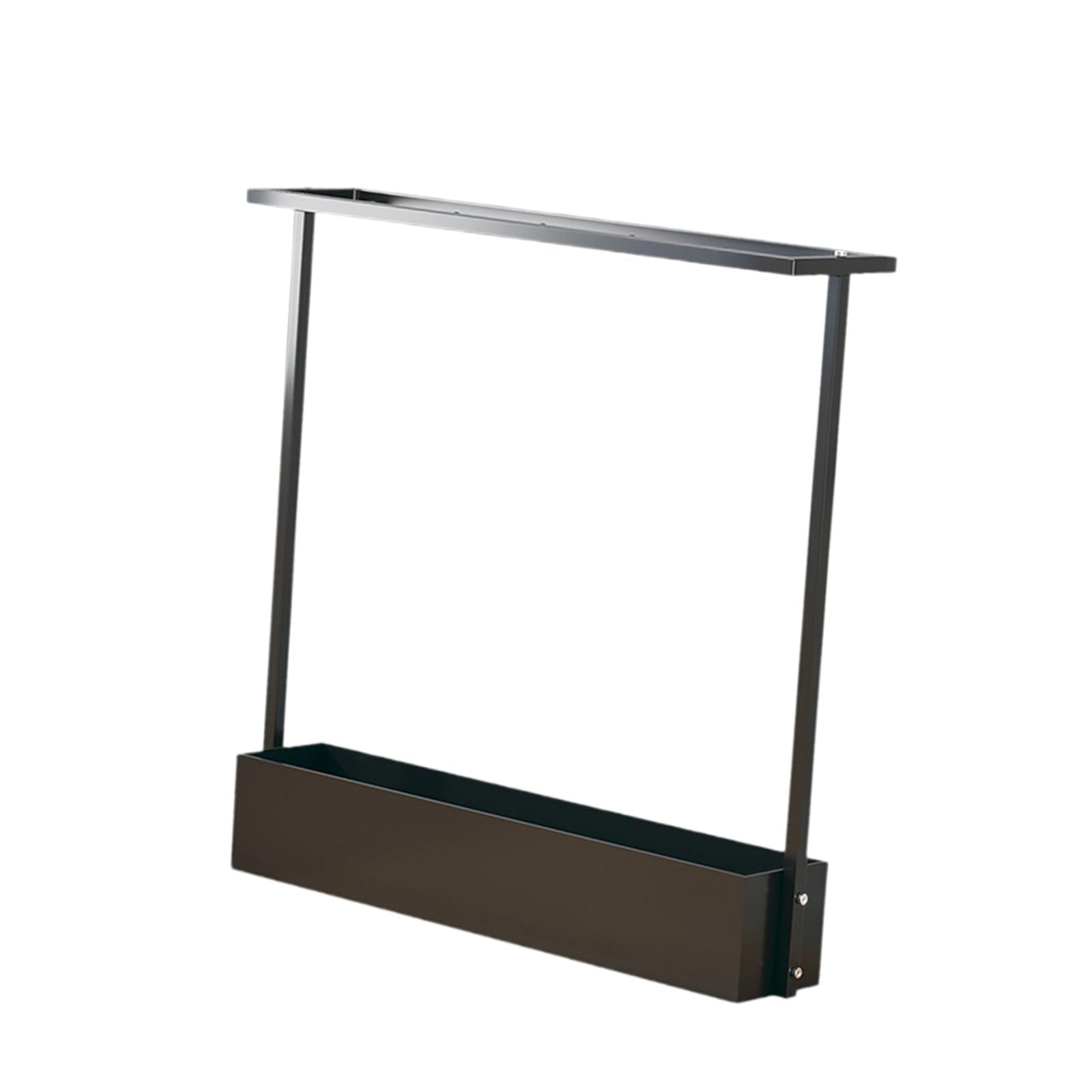 Ioensy - Estante De Almacenamiento Para Raquetas De Tenis, Organizador Para Gimnasio En Casa, Interior Y Exterior, Color Negro