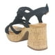 thumbnail image 4 of Sandalia Chalada Mujer Wike-1 Negro Plataforma, 4 of 8