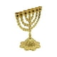 thumbnail image 4 of Portavelas Judío Hanukkah Menorah 7 Ramas Candelero Portavelas Dorado, 4 of 5