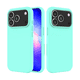 thumbnail image 1 of Carcasa Funda Compatible Con IPhone 17 Pro Goma Turquesa, 1 of 5