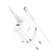 thumbnail image 3 of Cargador Hoco N4 USB-C doble puerto carga rápida 18W - Blanco, 3 of 4