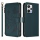 thumbnail image 2 of Funda Cartera Mariposa para [Xiaomi Redmi Note 12 Pro Plus] con Soporte y Cremallera Verde oscuro, 2 of 6
