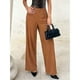 thumbnail image 3 of Pack 2 Pantalón Vestir Pierna Ancha Pantalones Tiro Alto, 3 of 10