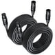 thumbnail image 1 of Paquete De 2 Cables Xlr A Xlr Largos Y De Primera Calidad 35 Pies Cable De Micrófono, 1 of 3
