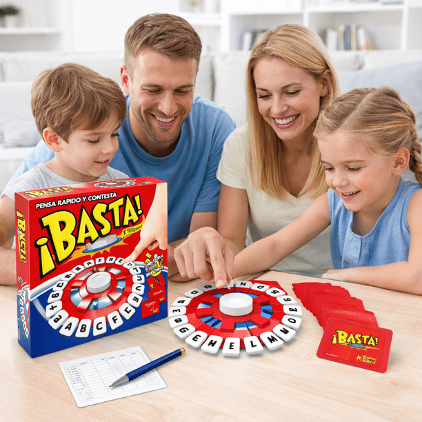 Genérico - Juego de Mesa ¡basta! Familiar Rápido Y Divertido