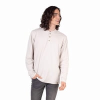 Lenga - Polera Hombre Manga Larga Con Botones Queule