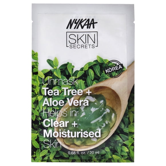 Mascarilla Facial Nykaa Naturals Skin Secrets Árbol De Té Y Aloe Vera 1 Mascarilla Mujer