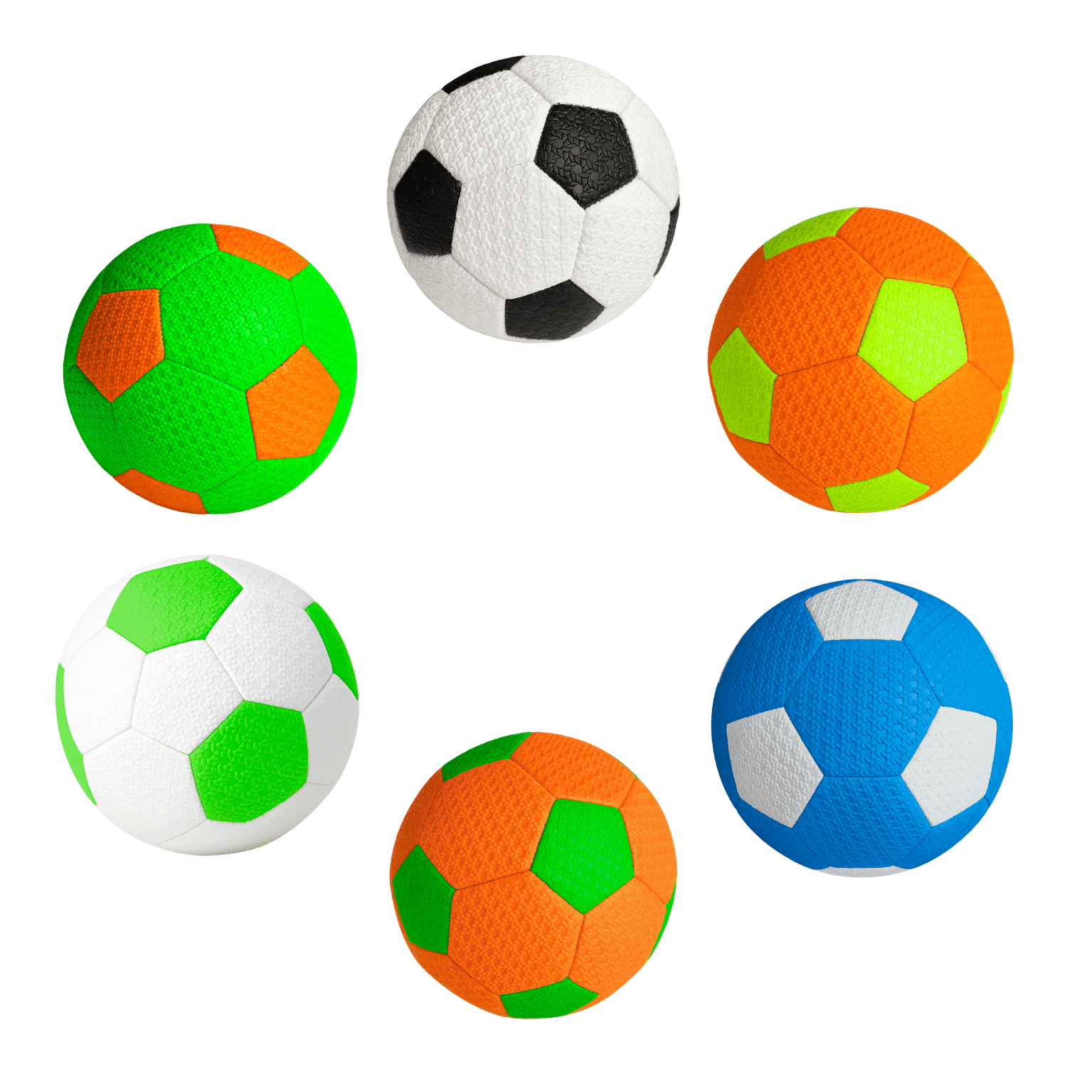 Linea Sport - Balón De Fútbol Multicolor N°5 Pelota 20 Cm De Entrenamiento Niño