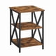 thumbnail image 1 of Mesa Lateral Auxiliar Industrial 3 Niveles – Melamina y Metal Negro, 1 of 7