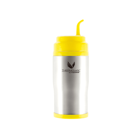 Thermos - Termo Matero Amarillo Con Bombilla 450Ml