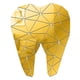 thumbnail image 3 of Espejo Arte Extraíble Etiqueta De La Pared Acrílico Mural Calcomanía Dental Decoración Dorado, 3 of 3