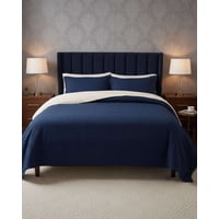 Imac Hogar - Cobertor Colcha Quilt Sherpa Otoño Invierno 2 Plazas