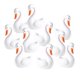 thumbnail image 1 of 10 unids Miniaturas Estatua de cisne Ornamento micro DIY Artesanía Decoración Blanco, 1 of 5