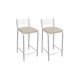 thumbnail image 1 of Set De 2 Taburetes Zurique Cromada Beige, 1 of 3