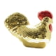 thumbnail image 4 of Figura De Pollo Con Bola De Espejos, Estatua De Pollo Disco Para Cumpleaños, Vacaciones, Hotel, Color Dorado, 4 of 5