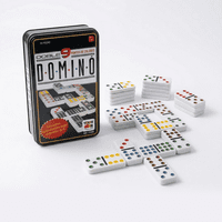 Juego De Mesa Dominó 9 Caja Metálica - Toyng