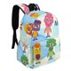 thumbnail image 2 of Noodle y Amigos-theme Backpack, Campus style schoolbag Bookbag with Adjustable Shoulder Straps And Large Zip Compartment, Unisex Travel Bags.42x30x15cm, 2 of 6