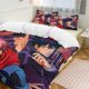 thumbnail image 2 of Jujutsu Kaisen Bedding Set Duvet Cover Comfortable and Lightweight Cartoon Bedding 3 Piece Bed Set, 2 of 5