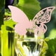 thumbnail image 3 of 20 tarjetas huecas con forma de mariposa para boda, para decorar mesas de copas de vino (rosa), 3 of 7
