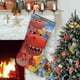 thumbnail image 1 of Pequeña Escuela de Dinosaurios Tema: Calcetines de Navidad, fino lino blanco para colgar en escaleras y chimenea, decoración navideña para el hogar, regalo de Navidad.54cm×38cm, 1 of 5