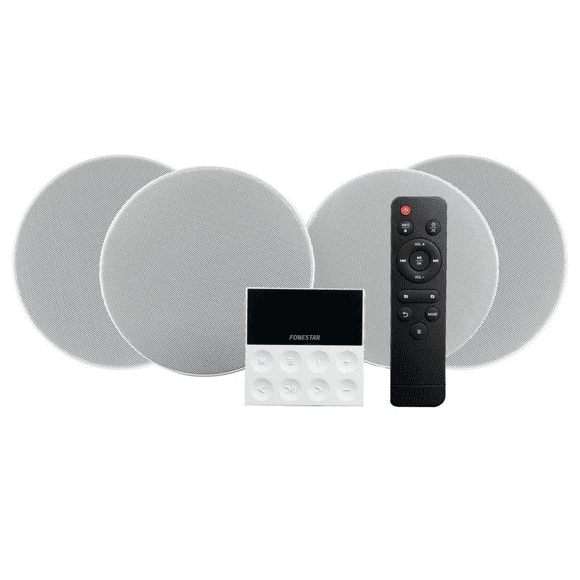 FONESTAR KIT DE PARLANTES Y AMPLIFICADOR KS-WALL-4