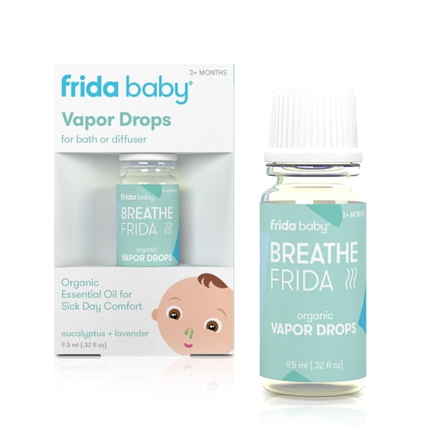Gotas De Baño De Vapor Frida Baby Breathefrida Con Eucalipto, 9 Ml