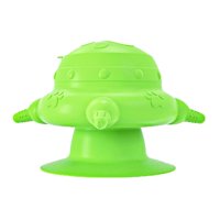 Magideal - Alimentación De Leche Portátil Para Mascotas, 4 Boquillas, Tazón De Leche, Verde